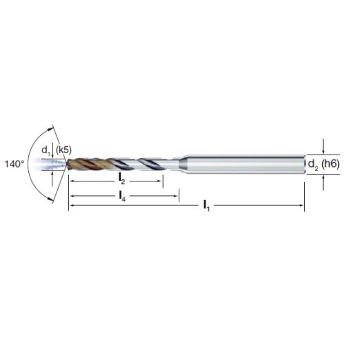 Vrták tvrdokovový CrazyDrill Cool SST-Inox 6xD VHM/eXedur 102470 1,00, vnitř. chlaz.