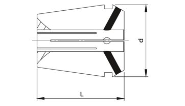 Těsněná kleština ER20 DIN 6499/A, 7 mm (1)