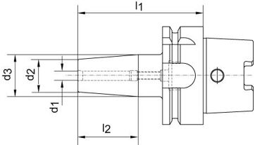 Termo upínač DIN69863A A63 10,0x130mm HAIMER A6314410 (1)