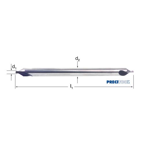 Vrták středící prodloužený 60° typ A, 105602 2,50x150 HSS