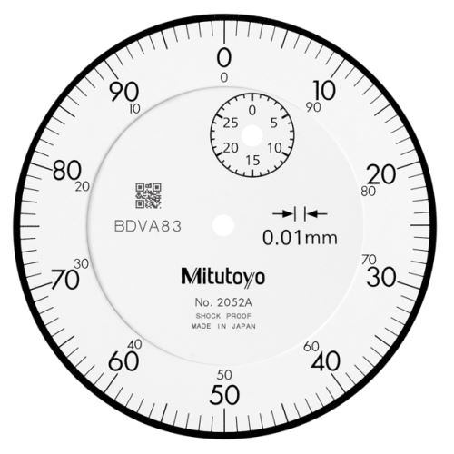 Úchylkoměr číselníkový analogový s očkem 30/0,01mm, ISO, (MITU-2052A)