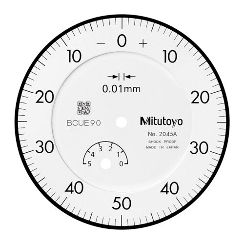 Úchylkoměr číselníkový analogový s očkem 5/0,01mm, (MITU-2045A)