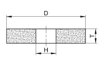 Brusný kotouč T1 32x32x10mm 97A 80 I5 V112 (1)