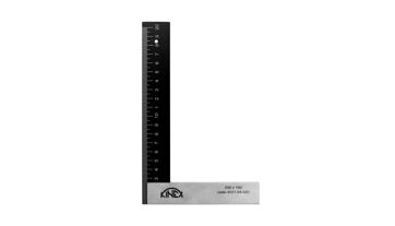 Úhelník hliník/ocel 200x130mm, BLACK COAT (4031-03-020)