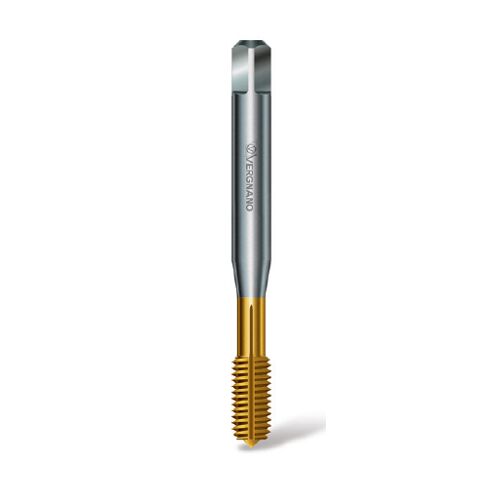 Závitník tvářecí s mazací drážkou A80 N TIN, DIN 2174 M10 6HX HSSE/TIN