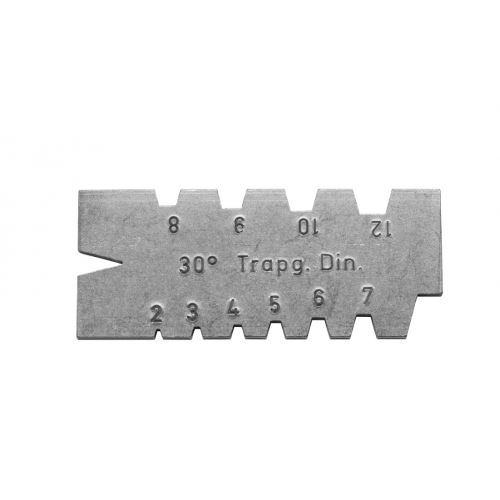 Měrka pro závity - Trapéz 2-12mm, 30°, (1124)