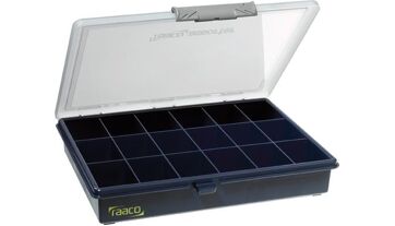 Sortimentový kufřík plast Assorter 5-18 modrý raaco 5733439136167 Sortimentový kufřík plast Assorter 5-18 modrý raaco 5733439136167