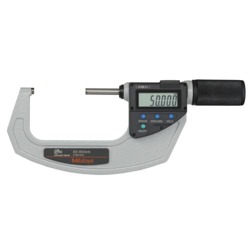 Mikrometr třmenový digitální 50-80 mm, QuickMike, IP65, výstup dat (MITU-293-668-20)