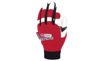 Kožené rukavice pro mechaniky, tlumení vibrací, 10