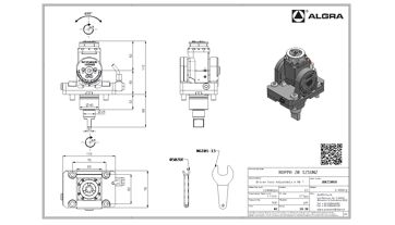 Poháněný nástroj stavitelný ±90° ER20 NZ Tenon (1)