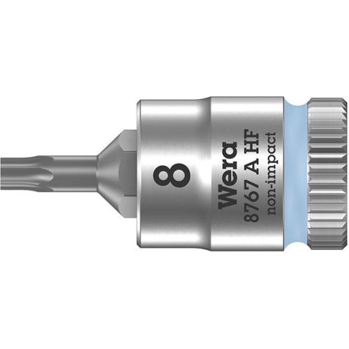 1/4´´ Hlavice zástrčná TX8, přidržovací funkce, 8767 A HF TORX®,WERA,003360