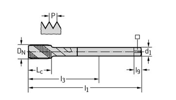 Strojní závitník HSS-E M225549-EGUNC3/8 (1)