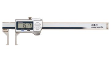 Posuvné měřítko digitální 10,1-160mm, úzké čelisti, výstup dat, IP67, (MITU-573-647-20)