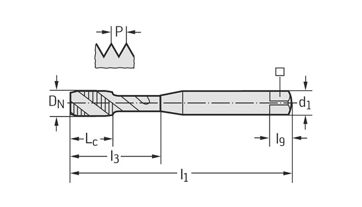 Strojní závitník HSS-E M225049-EGUNC4 (1)