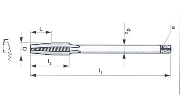 Závitník maticový ČSN 223074 M3 2N HSS (149030) (1)