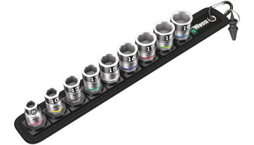 Sada nástrčných klíčů s přidržovací funkcí 3/8" 10 ks Wera 003970
