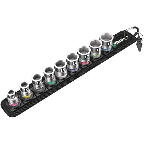 Sada nástrčných klíčů s přidržovací funkcí 3/8" 10 ks Wera 003970