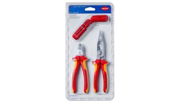 Sada kleští 3-dílná (odizol.nástroj + kleště), Knipex 003130BKV01