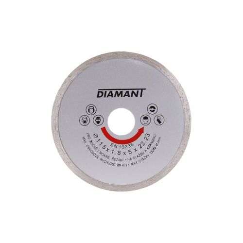 Kotouč diamantový DIAMANT 115x22. 2x2mm plný