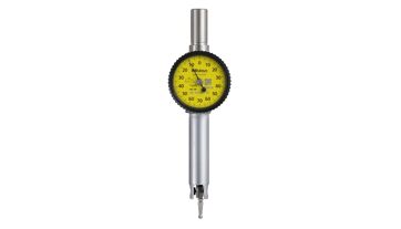 Úchylkoměr číselníkový páčkový 1/0,01/6mm, malý, přepínací páčka (MITU-513-515-10H)