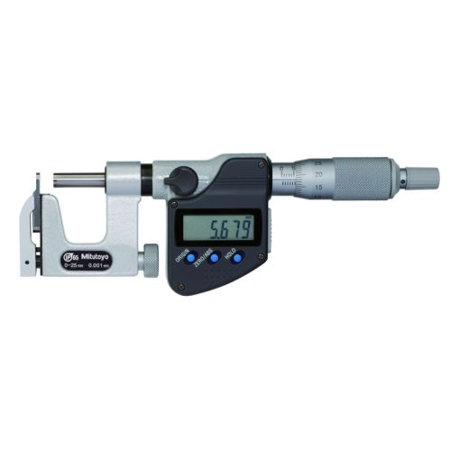 Mikrometr třmenový digitální 0-25mm, výměnné doteky, IP65,Digimatic (MITU-317-251-30)