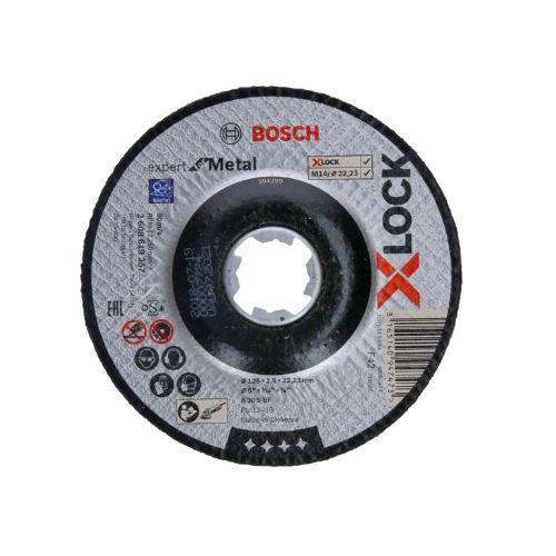 X-LOCK Prolomený řezací kotouč Expert for Metal systému 115x2,5x22,23 A 30 S BF, 115 mm, 2