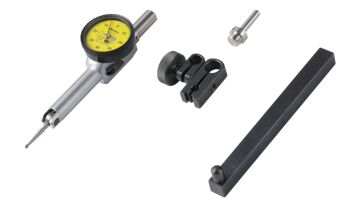 Úchylkoměr číselníkový páčkový 0,8/0,01/8mm, malý, přepínací páčka (MITU-513-517-10E) (6)