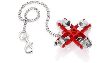Klíč univerzální pro běžné skříně a systémy zavírání 90 mm, Knipex 001106