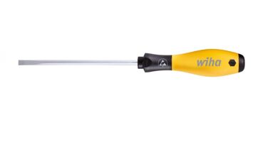 Šroubovák plochý 6,5x1,2x268mm, SoftFinish ESD, WIHA, 08183 (302ESD)