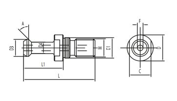 Upínací čep BT50, M24 (1)
