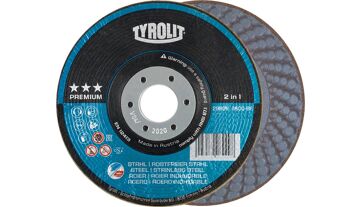 Rondeller 2 v 1 125mm A36Q Tyrolit 908227