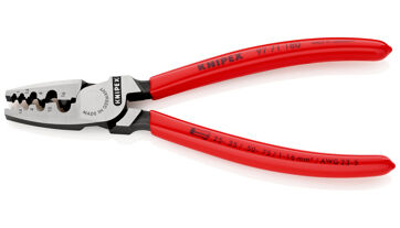 Kleště lisovací (krimpovací) na koncové dutinky, Knipex 9771180 (1)