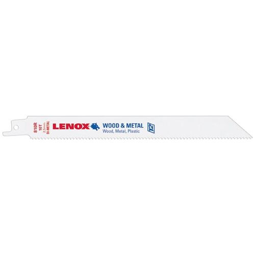 List pro šavlovou pilu 203x19x1,3 mm, 10 zubů, balení 5 ks LENOX 20580-810R