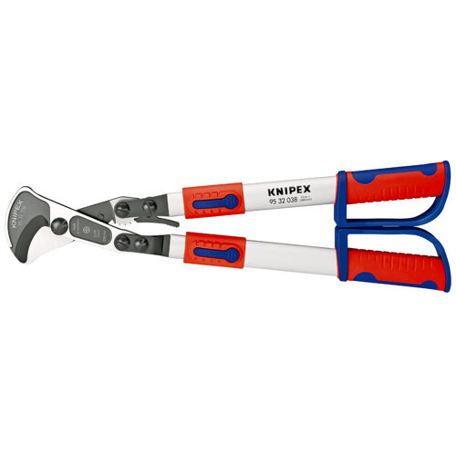 Nůžky kabelové 570 mm, rohatka se západkou, teleskopická rukojeť, Knipex 9532038