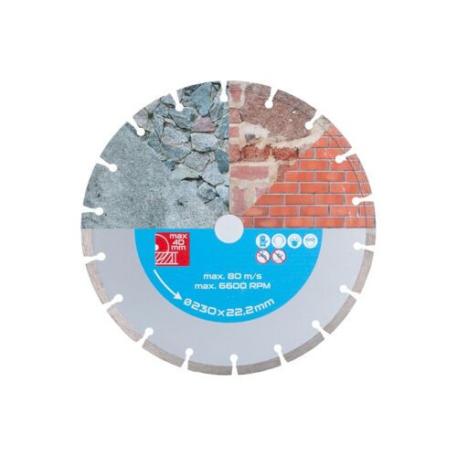 Kotouč diamantový DIAMANT 230x22. 2x3mm segment