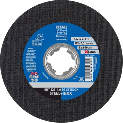 Dělicí kotouč SG X-LOCK STEELOX 125x1,6mm Pferd 61341123