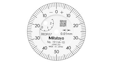 Úchylkoměr číselníkový analogový 2,5/0,01 mm, s očkem (MITU-1911A-10) (1)
