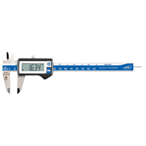 Posuvné měřítko digitální 0-150/0,01mm IP67, Helios Preisser, 1326416