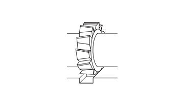 Fréza kotoučová 160x12x40, Z24, DIN 885A, HSSCo8 ,H (2)