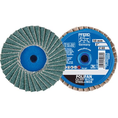 COMBIDISC Mini-Polifan zirkonkorund 50mm K80 Pferd CD-PFF 50 Z 80