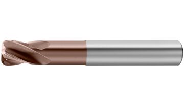 Toroidní fréza z tvrdokovu 6,0mm Z4 ER 1,0mm Perrox typ H v.n. krátká G-Mold 65T GÜHRING