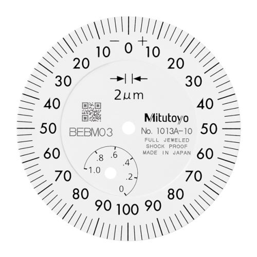 Úchylkoměr číselníkový analogový 40/1/0,002mm, ISO (MITU-1013AB-10)
