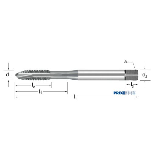 Závitník strojní DIN 376/B, 132200 M24 6H HSSE-V3/vaporizovaný
