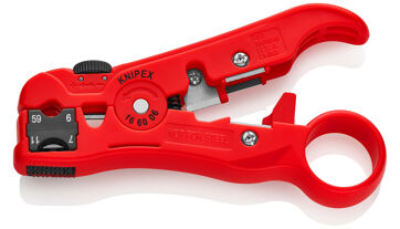 Nástroj na odizolování koaxiálních kabelů, Knipex 166006SB