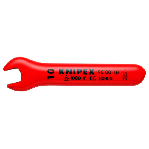 Klíč jednostranný otevřený, 10 mm, izolovaný 1000 V, Knipex 980010