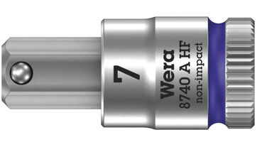 Šroubováková hlavice 1/4", vnitřní šestihran s přidržovací funkcí, 7x28 mm Wera 003341 Šroubováková hlavice 1/4", vnitřní šestihran s přidržovací funkcí, 7x28 mm Wera 003341