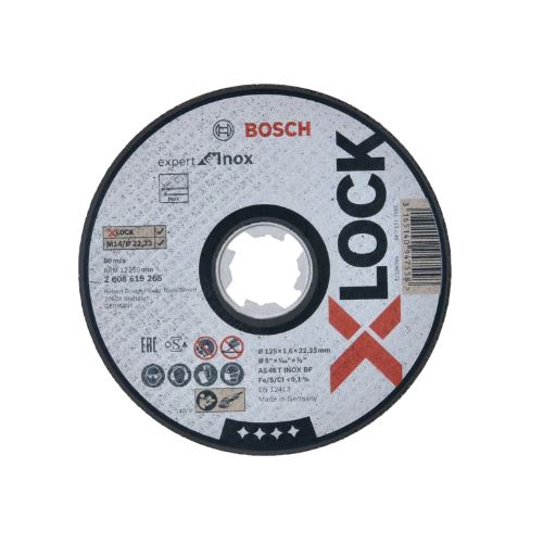 X-LOCK Plochý řezací kotouč Expert for Inox systému 115x1,6x22,23 AS 46 T INOX BF, 115 mm,