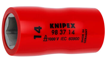 Klíč nástrčný 3/8 - 14 mm, izolovaný 1000 V, Knipex 983714