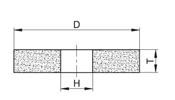 Brusný kotouč T1 350x50x127mm 89A 46 I8 AV217 (1)