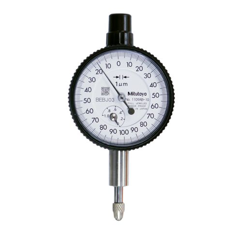 Úchylkoměr číselníkový analogový Jeweled Bearing 40/0-1/0,001mm, s očkem (MITU-1109A-10)